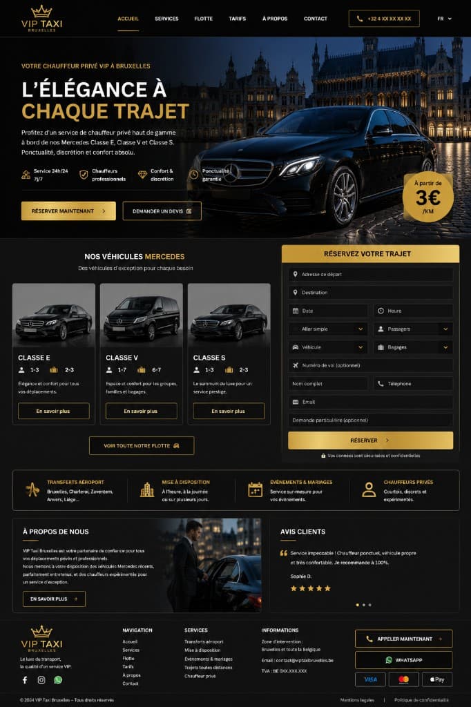 Spécialistes du transport événementiel VIP